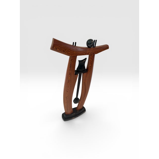 Signed Michael Costello 2005 Monumental Kinetic “Earthquake Detector” Sculpture For Sale - Image 4 of 12
