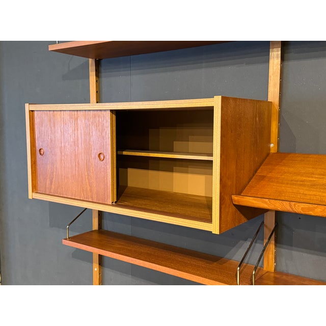 Vintage Wall System in Teak attributed to Poul Cadovius for Cado For Sale - Image 13 of 18
