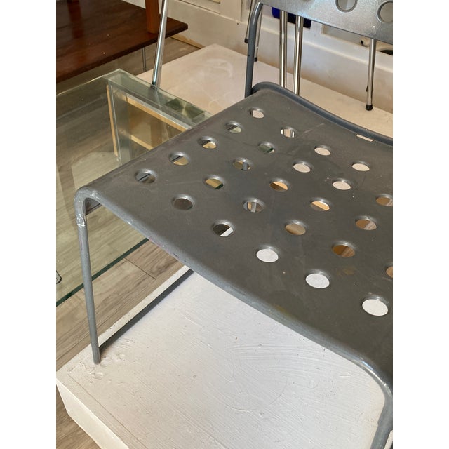 1970s Omstak Stacking Chair by Rodney Kinsman for Bieffeplast For Sale - Image 9 of 9