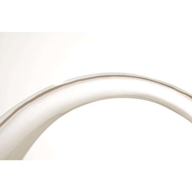 1980s Pino Signoretto Free Form Clear Glass Sculpture For Sale In Philadelphia - Image 6 of 12