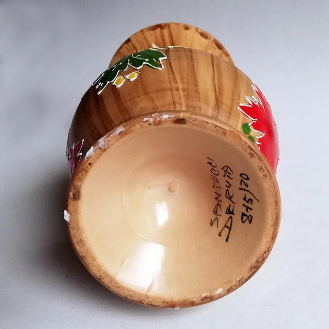 Vase from Santucci Deruta, 1950s For Sale - Image 6 of 7