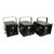 This impressive set of three matching theatrical spotlights was manufactured in 1990 by Divadelni Technika Praha, a Czech...