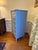 1970s Henry Link Bali Hai Faux Bamboo Lingerie Chest in Custom High-Gloss Blue Lacquer For Sale In Philadelphia - Image 6 of 9