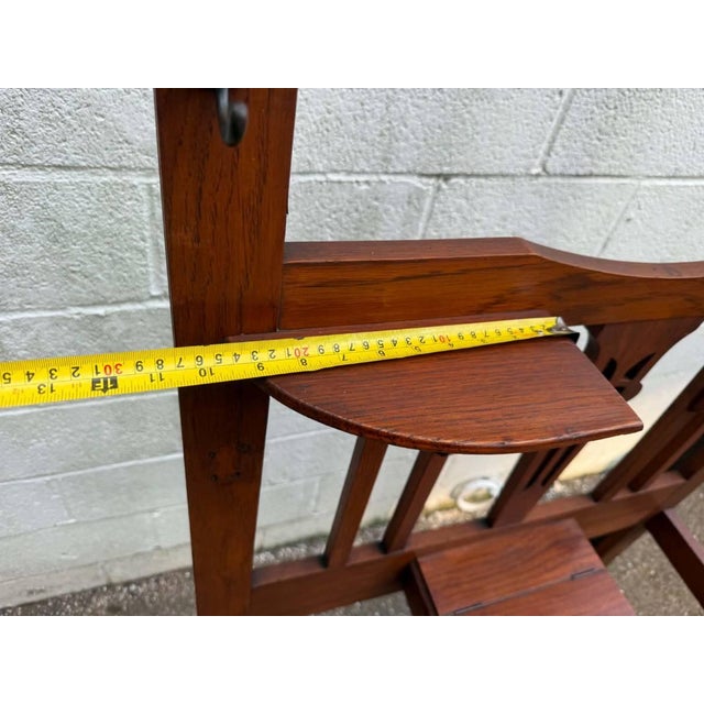 Antique Arts and Crafts Hall Tree, Umbrella Stand For Sale - Image 12 of 16