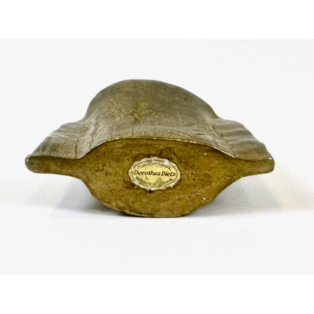 Vintage Handmade Bronze Vase by Dorothea Dietz, 1960s For Sale - Image 4 of 18