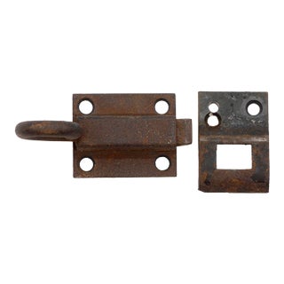 Antique Surface Cast Iron Transom Window Latch For Sale