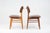 Mid-Century Modern Dining Room Chairs in Beech and Corduroy, 1950s, Set of 2 For Sale - Image 4 of 17