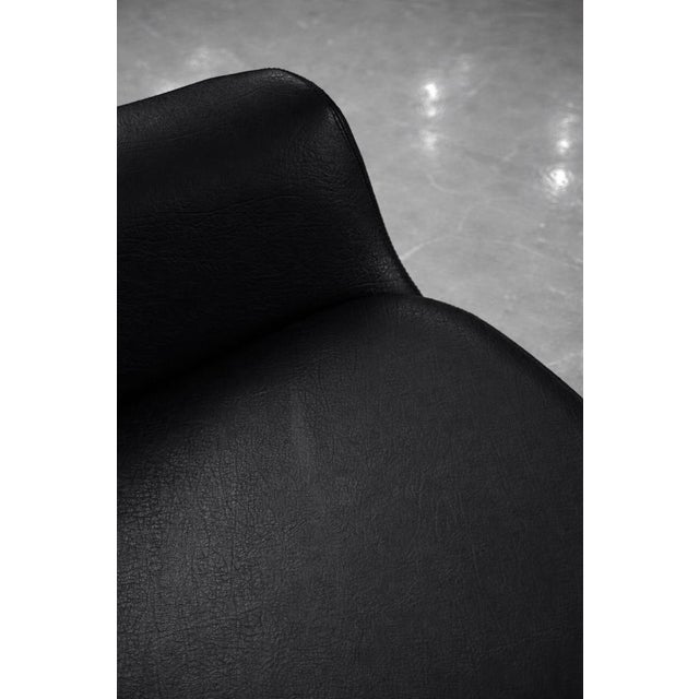 1970s Mid-Century Scandinavian Modern Black Swivel Chairs, 1970s, Set of 2 For Sale - Image 5 of 18