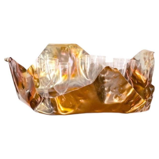 Brutalist Brass Sculptural Centerpiece by Jean-Baptiste Van Den Heede For Sale - Image 10 of 10