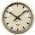 Industrial Factory Beige Wall Clock, Austria, 1960s For Sale - Image 17 of 17