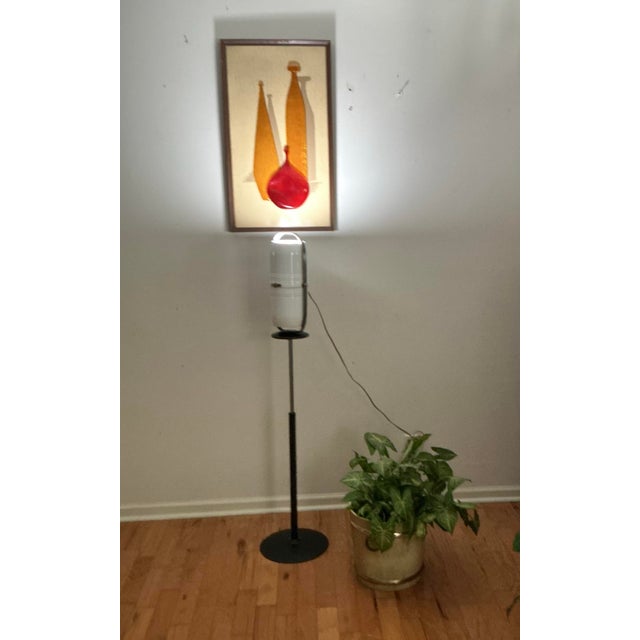 Vintage Westinghouse Industrial Mid-Century Lamp Floor Light Spotlight Chrome Directional, Circa 1950s For Sale - Image 10 of 12