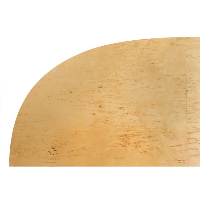 Piet Hein & Bruno Mathsson "Super Ellipse" Coffee Table in Karelian Birch, Sweden, Circa 1960s For Sale - Image 9 of 17