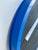 Blue 1980s Electric Blue Metal Framed Wall Mirror For Sale - Image 8 of 10
