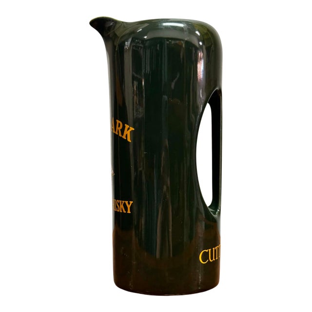 Vintage Wade England Cutty Sark Scotch Whisky Ceramic Advertising Pitcher For Sale