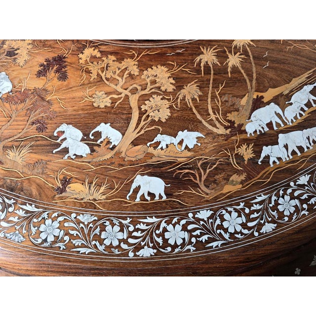 Late 19th Century Antique Anglo-Indian Table, 1880 For Sale - Image 5 of 18