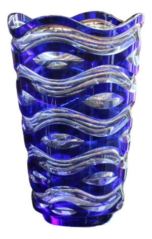 Blue Murano Glass Vase, 2000