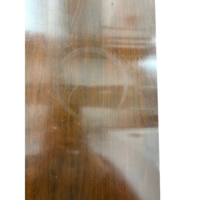 Late 20th Century Harden Queen Anne Style Solid Cherry Sofa Sideboard Console Table For Sale - Image 11 of 15