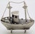 Vintage Italian Handmade Genuine Silver Fisherman Boat Large Figurine Miniature For Sale - Image 4 of 11