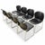 Metal Drabert SM400K Chairs from Gerd Lange, West Germany, 1980s, Set of 8 For Sale - Image 7 of 7