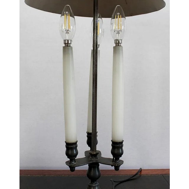 Bouillotte Style Lamp in Bronze, Early 20th Century For Sale - Image 10 of 16