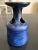 Mid-Century Modern Blue Vase, 1970 For Sale - Image 3 of 9