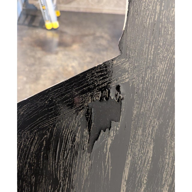 Cat Bench Hand Painted Folk Art Circa 1980 For Sale - Image 10 of 11