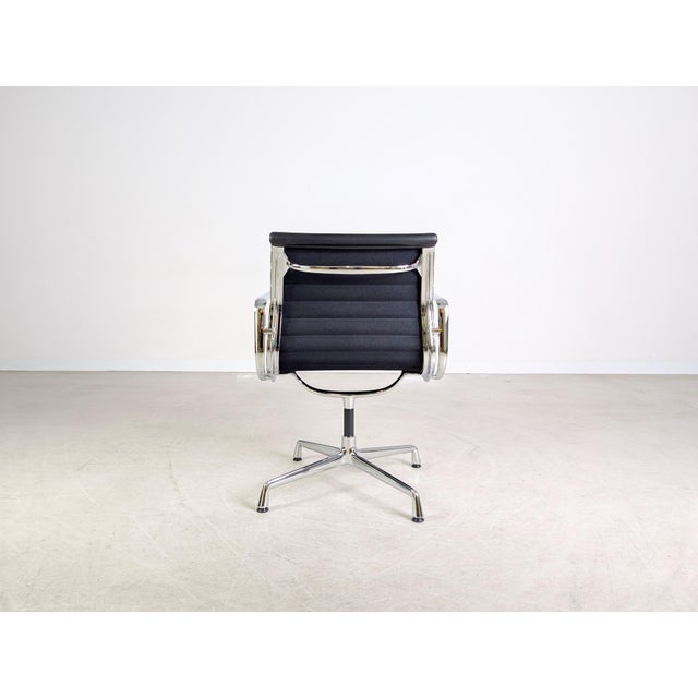 Metal EA 108 Chair in Leather by Charles & Ray Eames for Vitra For Sale - Image 7 of 13