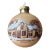 1989 Vintage Bronner's Glass Ball Christmas Ornament, Made in Austria For Sale