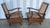 Mid 20th Century Pair of Deco Period British Colonial Teak Club Chairs For Sale - Image 4 of 6