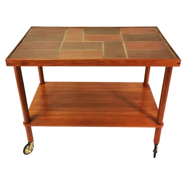 Mid-Century Teak Bar Table Denmark, 1960s For Sale