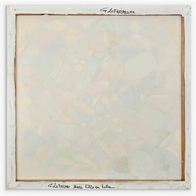 Abstract Composition is an original artwork realized by Giorgio Lo Fermo (b. 1947) in 2022 Original Oil Painting on...