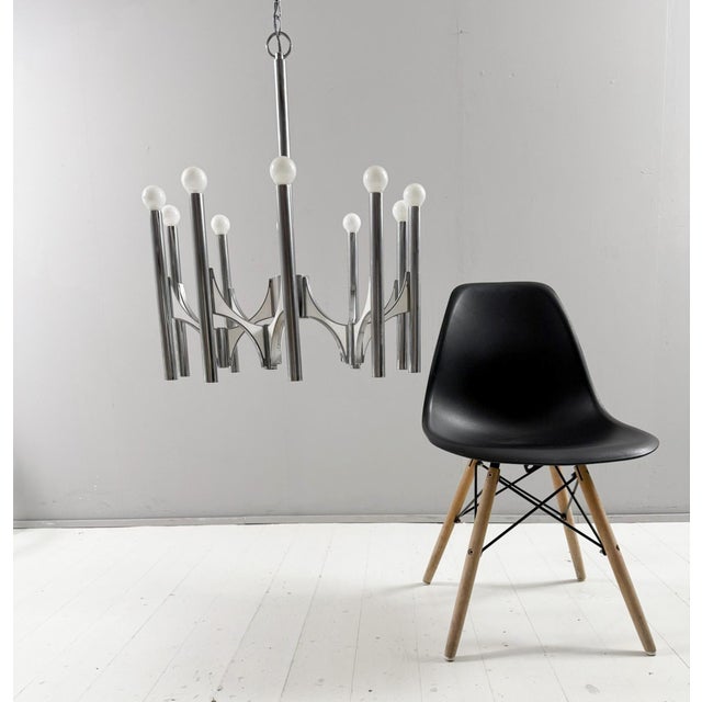 Mid-Century Chandelier by Gaetano Sciolari, Italy, 1960s For Sale - Image 6 of 18