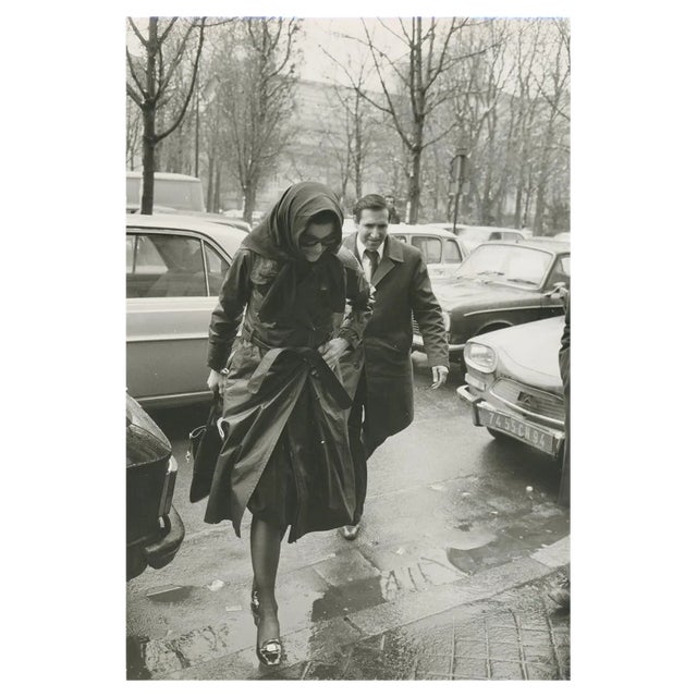 Jackie Kennedy in Paris, France, 1975, Photograph For Sale