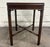 Vintage Georgian Style Chippendale Style Mahogany Tray Top Side Table For Sale - Image 13 of 14