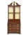 George II Style Parcel Gilt Walnut Bureau Bookcase, 19th century or earlier, the glass paneled doors with carved giltwood...
