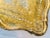 Wood Vintage Mid-Century Italian Neoclassical Florentine Table, Gilt-Wood Square For Sale - Image 7 of 12