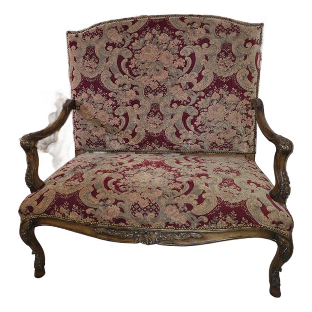 Rustic European Settee For Sale