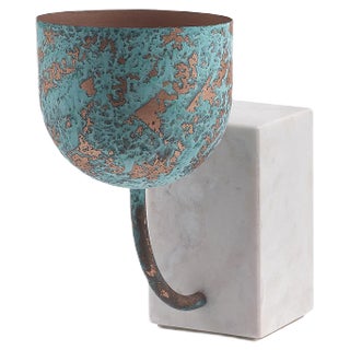 Aboram Small Vase in Dolcevita Marble by Sam Baron for JCP Universe For Sale