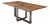 Modern Greg Sheres Style Walnut and Bronze Dining Table For Sale