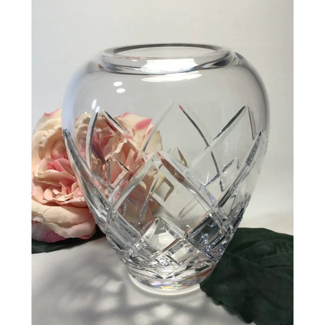 1990’s Cut Glass Small Urn Vase For Sale In Greensboro - Image 6 of 13