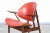 Kodawood Mid-Century Leather "Clam Shell" Armchair by Seymour J. Wiener for Kodawood For Sale - Image 4 of 12