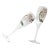 Two Vintage Perrier Jouet Painted Champagne Glasses, Pair of Flutes, French Glassware For Sale