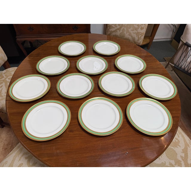 English Mintons Stamped English Pottery Plates, Set of Twelve For Sale - Image 3 of 12