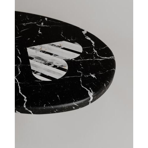 Black and White Marble Heart Aïmi Coffee Table by Esther Knopfler For Sale - Image 6 of 15