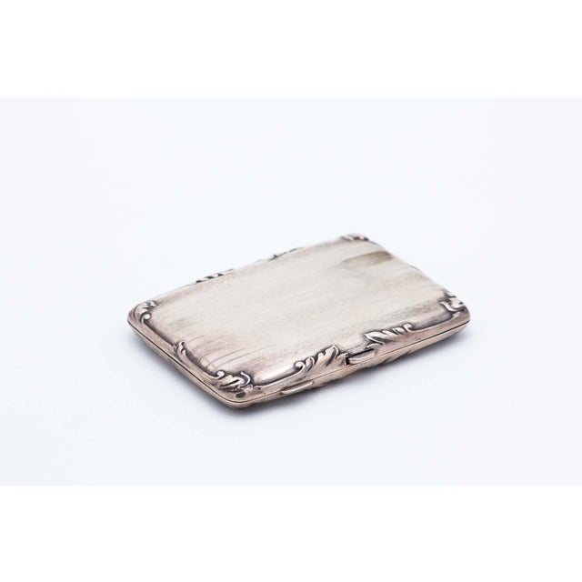 Rectangular Silver Cardboard or Diary Holder For Sale - Image 5 of 6