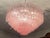 Pink Contemporary Pink "Tronchi" Murano Glass Chandelier in Venini Style For Sale - Image 8 of 12