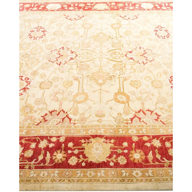 Solo Rugs Vintage Moroccan Hand Knotted Wool Area Rug, Ivory - 6'2" X 8'10" For Sale - Image 4 of 9