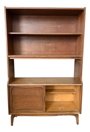 Vintage MCM Walnut China/Display Cabinet