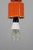 Mid-Century Czechoslovak Orange Opaline Glass Pendant Lamp, 1970s For Sale - Image 16 of 17