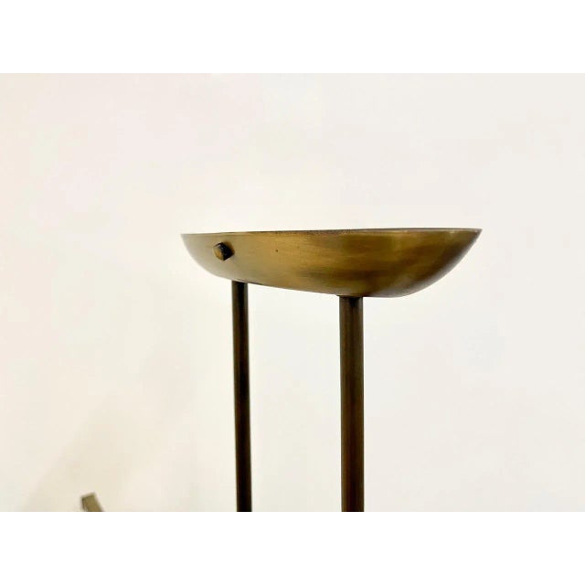 Polish Brass Strip Chandelier, 1990s For Sale - Image 11 of 13